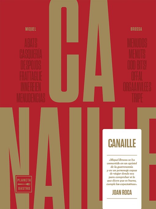 Title details for Canaille by Miquel Brossa Real - Available